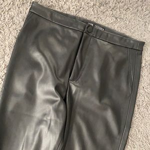 ZARA Black Leather Pants